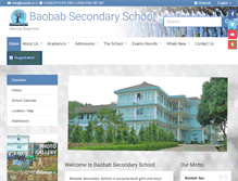 Tablet Screenshot of baobab.ac.tz
