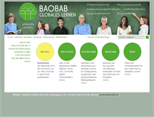 Tablet Screenshot of baobab.at